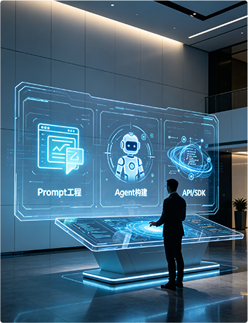 提供Prompt工程、Agent构建、API/SDK多种服务形态