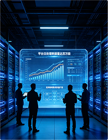平台日处理数据量达百万级支持陡增需求快速扩容